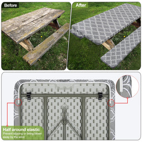 Play Tailor tablecloth pattern adds style to outdoor gatherings