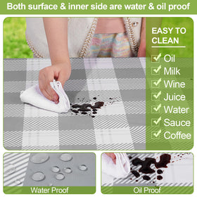 Play Tailor table cover pattern detail showing durable, fade-resistant print