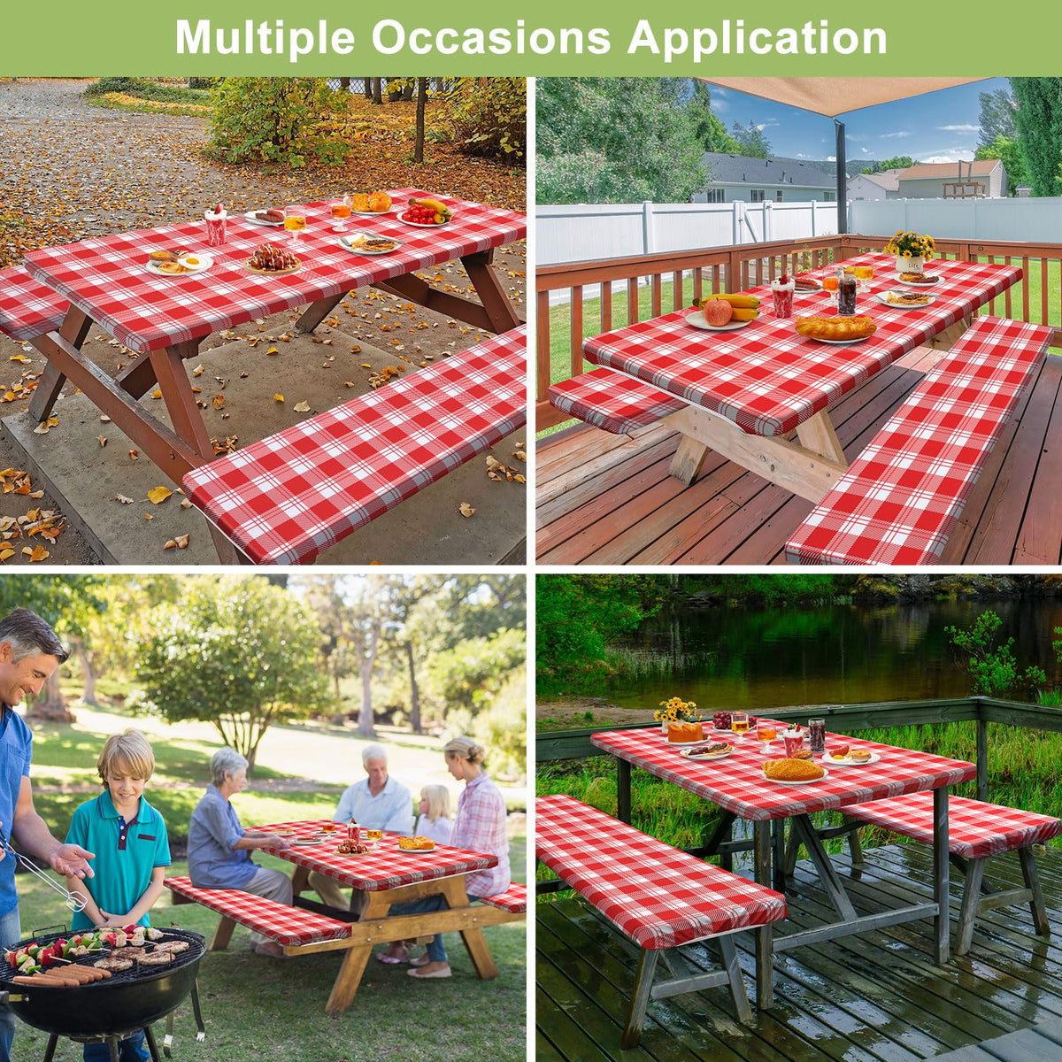 Play Tailor reusable outdoor tablecloth, easy to wipe clean