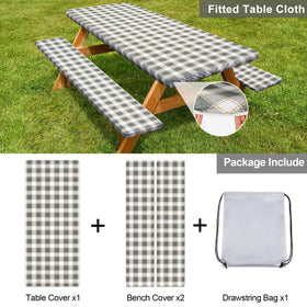 Play Tailor waterproof tablecloth with inner film guards against spills.