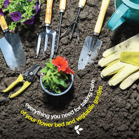Play22 transplanter tool helps transplant saplings with minimal root disturbance.