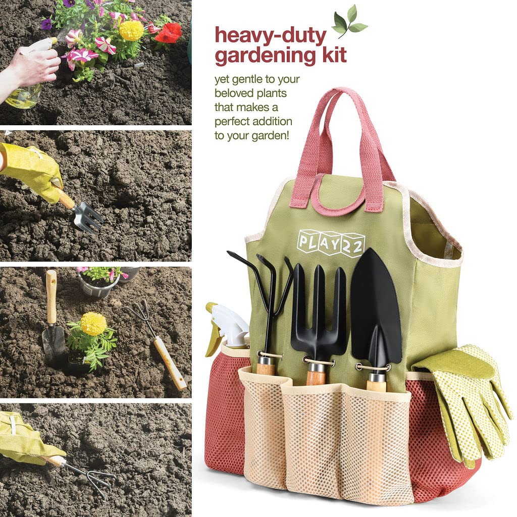 Play22 trowel tool with sharp edge for precise soil digging.