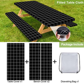 Play Tailor drawstring bag for camping stores the full table set compactly