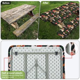 Play Tailor easy-install design allows solo-setup for quick outdoor dining