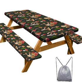 Play Tailor picnic table cover 72in with waterproof fabric protecting surfaces outdoors