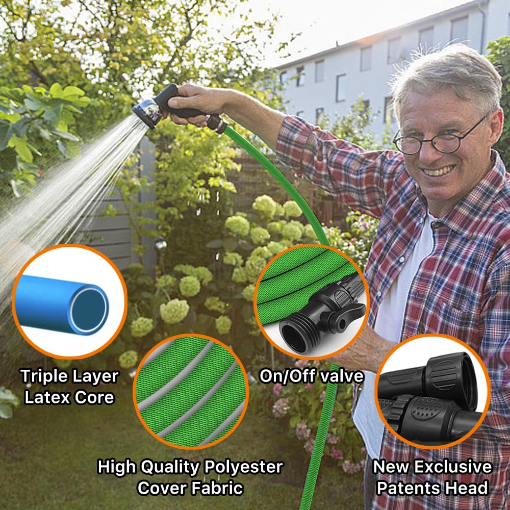 PLEASELIFT Garden Hose car wash ready flexible cleaning of vehicles