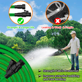 PLEASELIFT Garden Hose durable latex core withstands home pressure