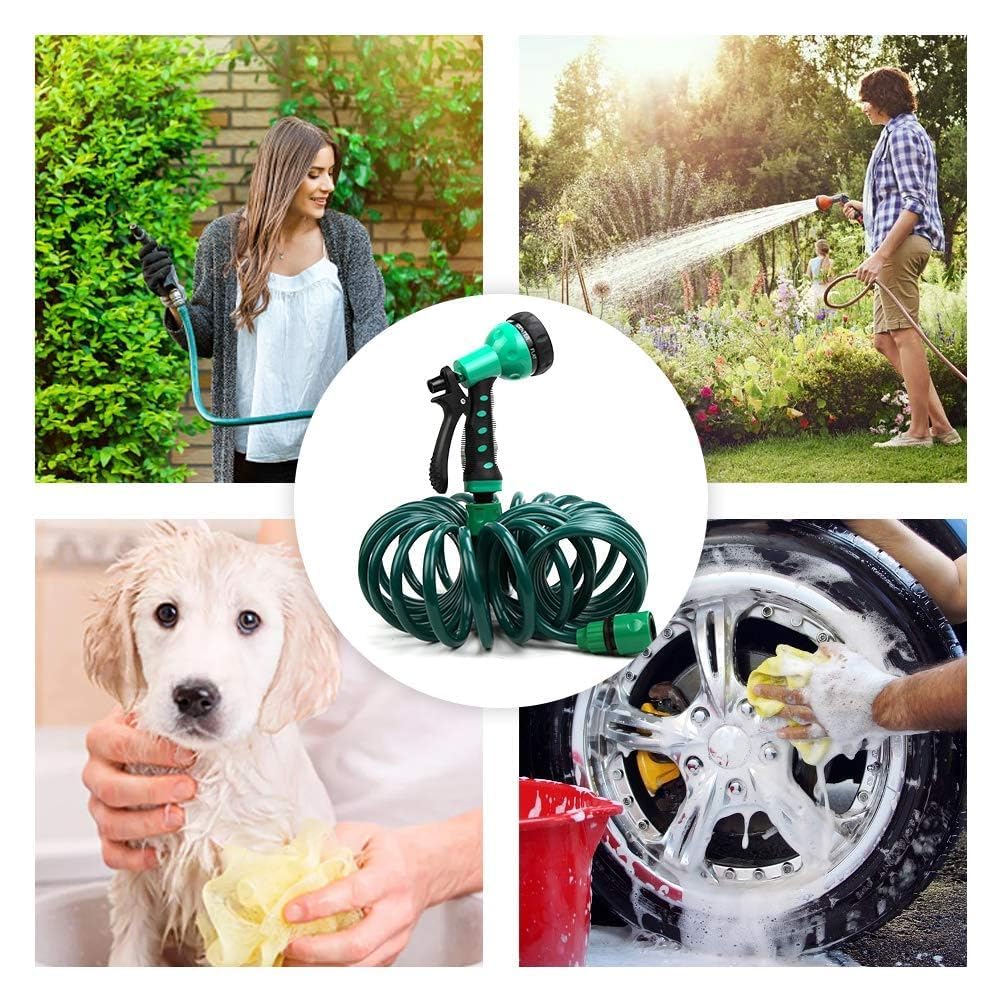 Pleasthome 7-pattern nozzle switch with anti-slip grip suits casual and precise watering.