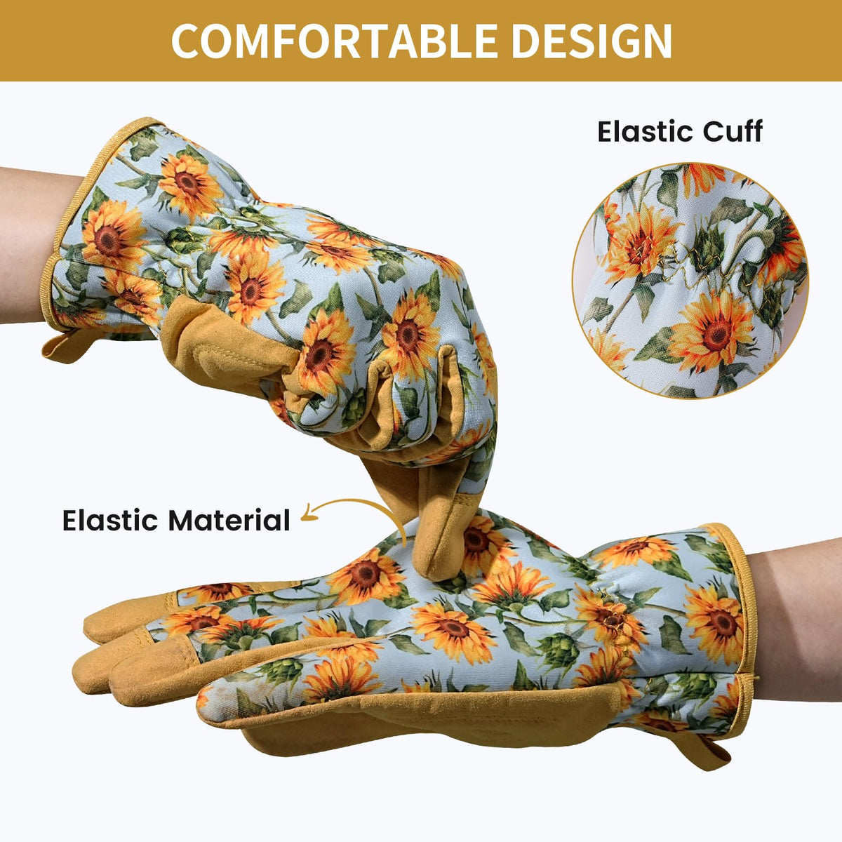Pleneal breathable back keeps hands cool during long sessions