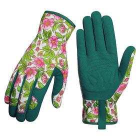 Pleneal gardening gloves women leather thorn-proof for thorn protection during weeding