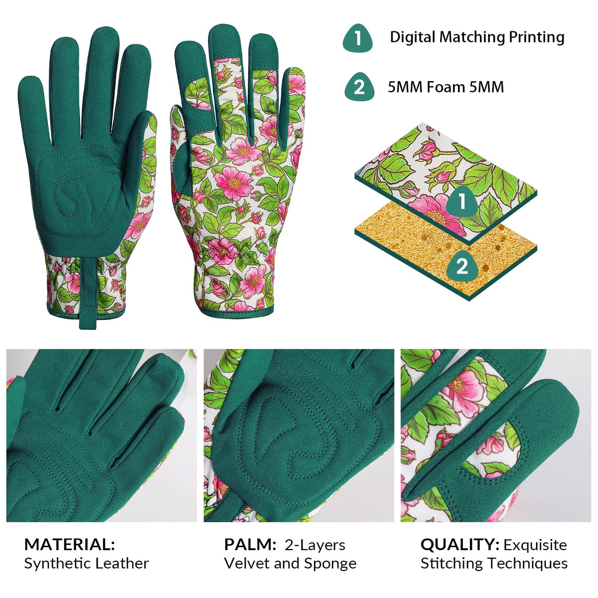 Pleneal gloves breathable back of hand keeps hands cool in sun