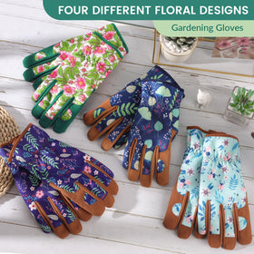 Pleneal gloves elastic-wrist-fit to prevent slips while pruning