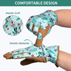 Machine washable design shown for easy cleaning after gardening sessions.