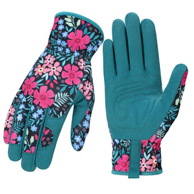 Pleneal leather garden gloves for women offering comfortable protection for daily gardening