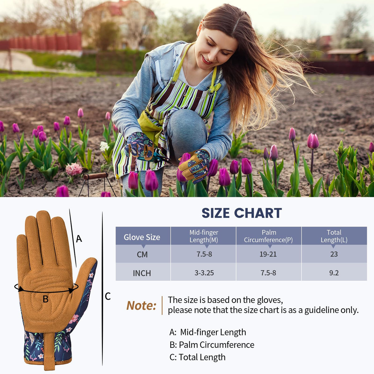 Machine washable Pleneal gloves offer easy care.