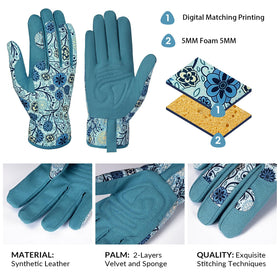 Pleneal leather palm padding improves grip for precise tool handling