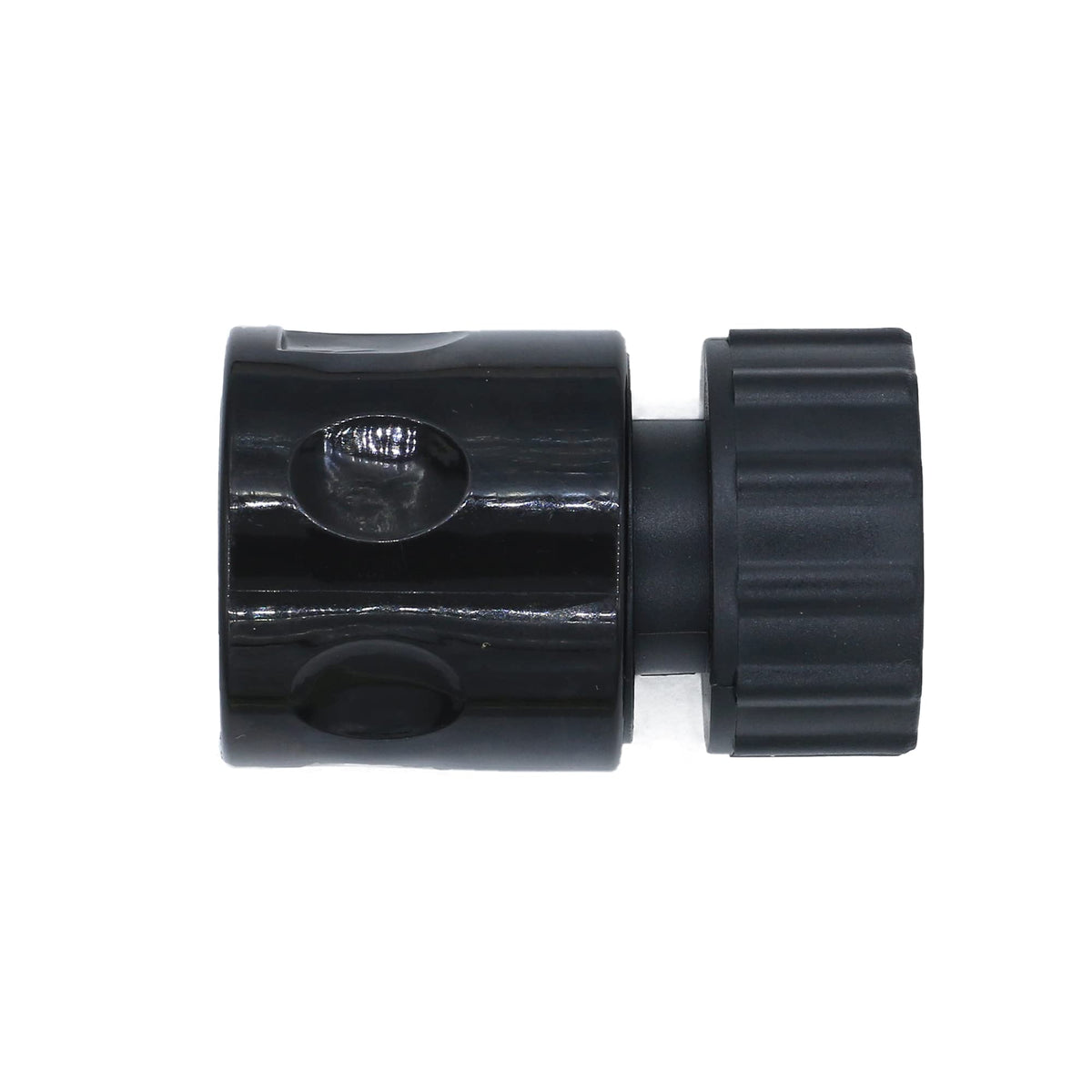 PLENTZOM washout port installed on Exmark Quest equipment shows compatible cleaning option.
