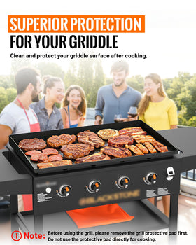 PLOSIF dishwasher-safe mat cleans quickly after outdoor cookouts.