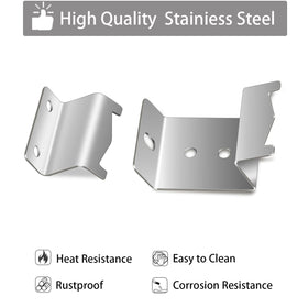 PLOWO brackets for Char-Griller 5050 DUO, versatile compatibility for several models