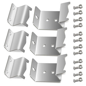 PLOWO stainless steel heat plate brackets for Char-Griller, secure replacement parts for durable grilling