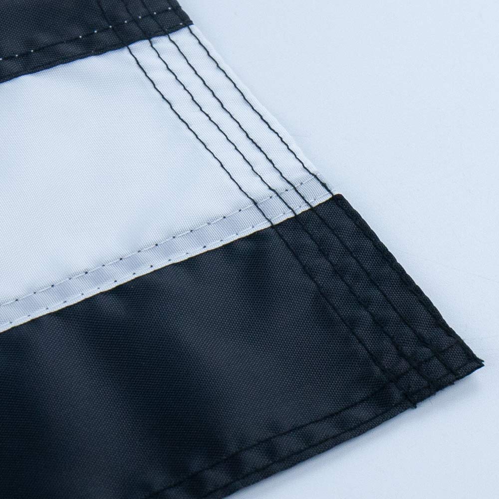 PLTCAT Weather-ready flag withstands rain, snow, and sun for year-round display.
