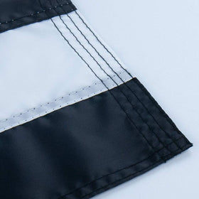 PLTCAT Weather-ready flag withstands rain, snow, and sun for year-round display.