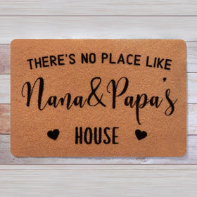 PLUJOYS christmas grandparents gift doormat highlights festive charm at the doorway.