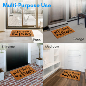PLUS Haven Coco Coir Door Mat enhances outdoor and indoor décor.