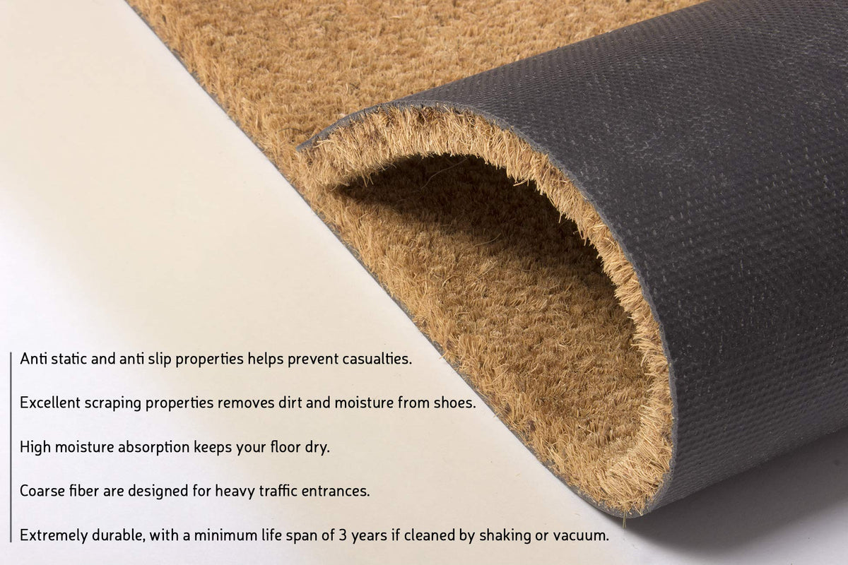 PLUS Haven mat placed at an entryway shows outdoor indoor versatility