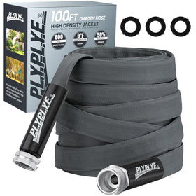 PLYPLYE Garden Hose 100ft lightweight-design for easy carrying during watering.