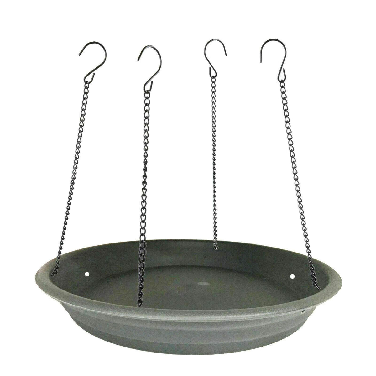 Pmsanzay Bird Seed Catcher Tray hanging below feeder reduces seed waste outdoors.
