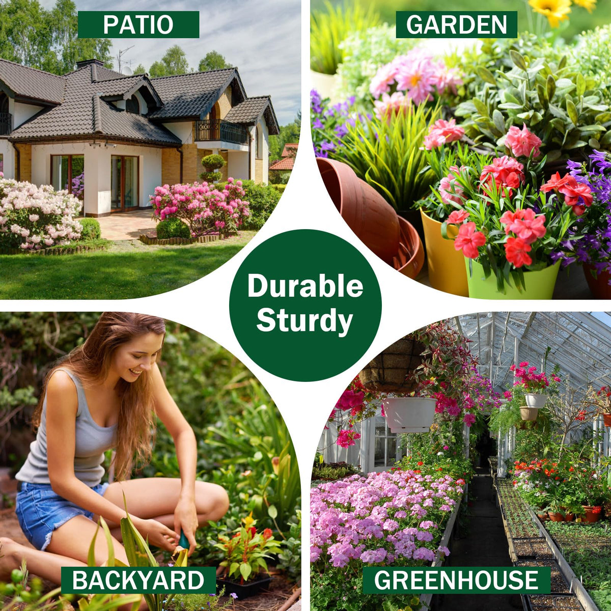 Pnylqo backyard garden weeding in use shows easy maneuverability.