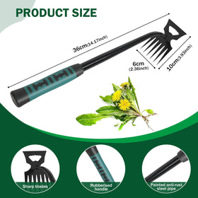 Pnylqo one-piece design weeder emphasizes strength and fewer parts.