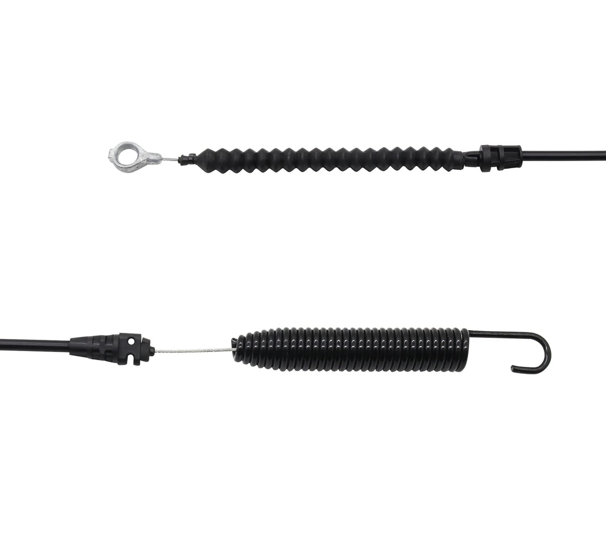 Poagavgs deck engage cable fitment demonstrates durable build for lawn care.