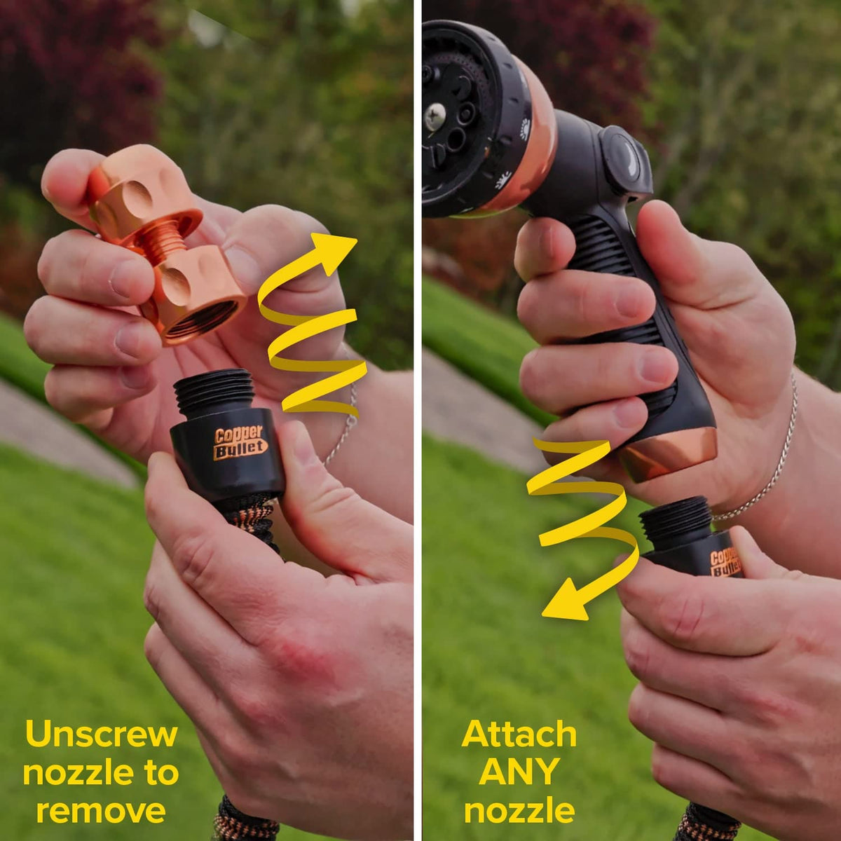 Pocket Hose 650psi burst rating supports strong water flow