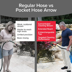 Pocket Hose Arrow Durable Lightweight Design enables easy maneuverability.