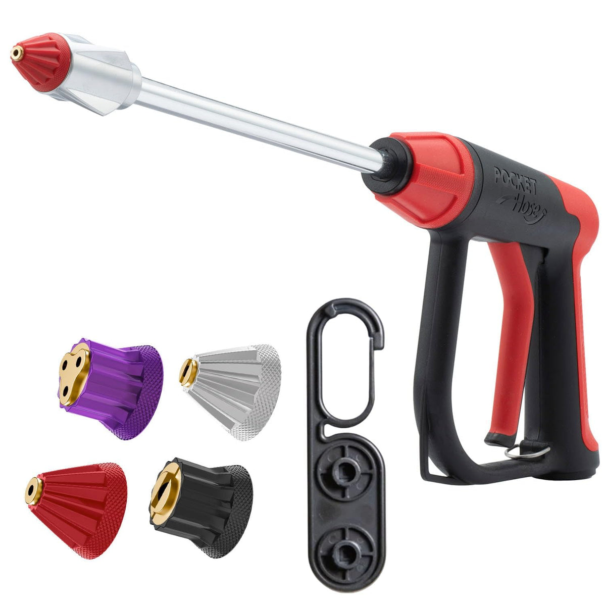 Pocket Hose Arrow Jet Stream Tip targets tough grime with pinpoint power.