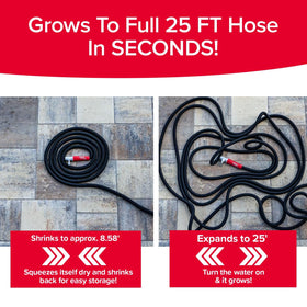 Pocket Hose Silver Bullet Turbo Shot Nozzle provides versatile watering control