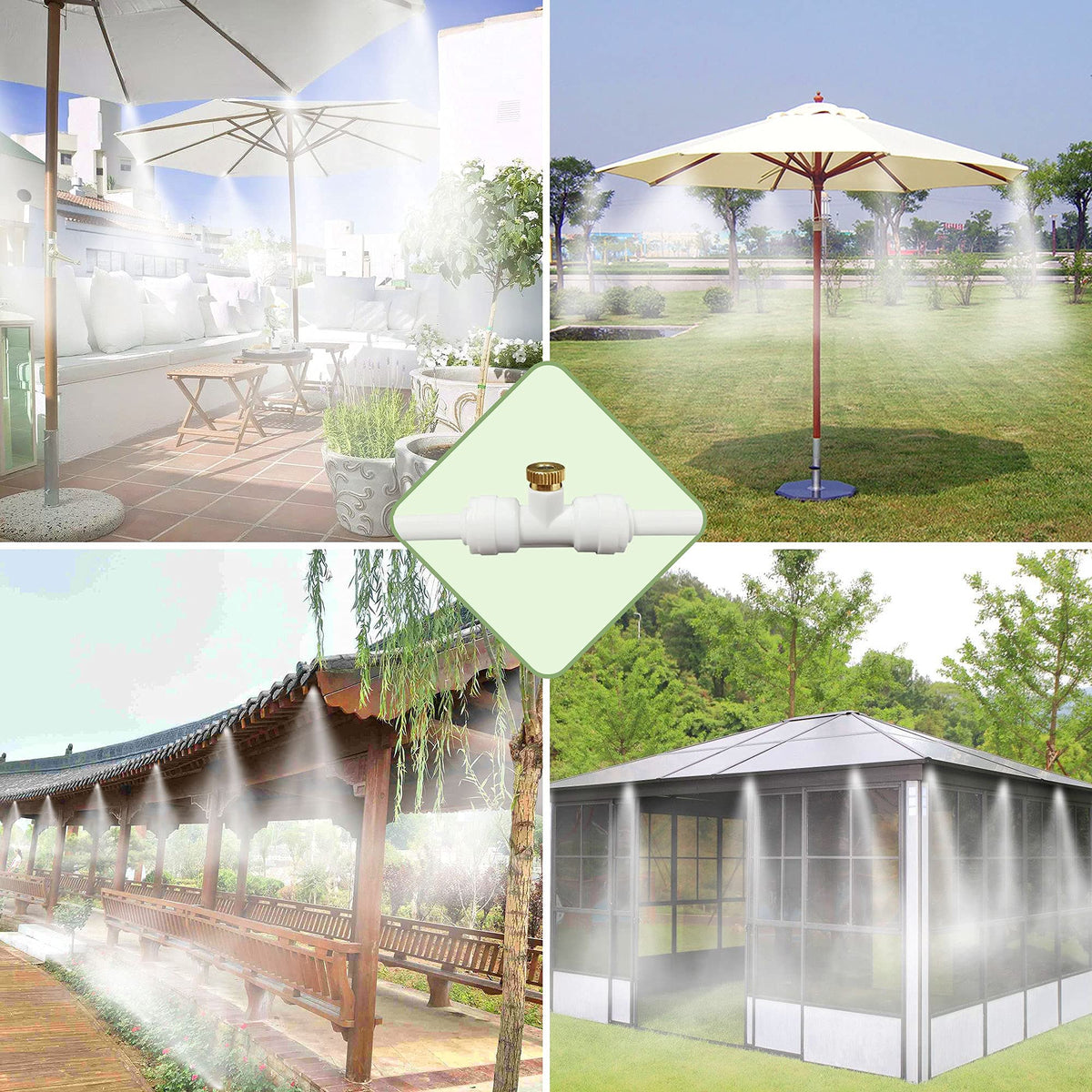 Pocket Panda versatile usage across patio, canopy, deck and garden