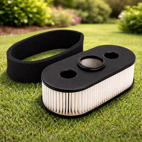 Podoy air filter assembly for Kawasaki and Deere engines improves intake