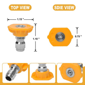 Podoy nozzle tip used for car and window cleaning