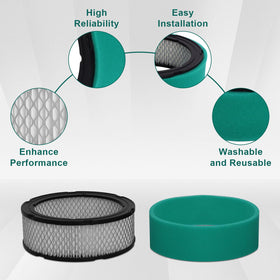 Podoy dust-holding capacity feature helps sustained airflow.