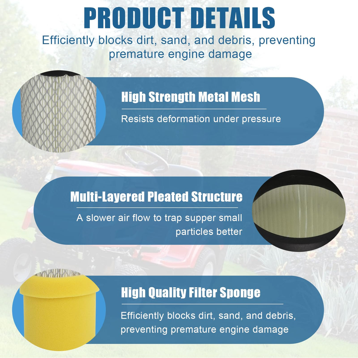 Podoy easy-installation design enables quick maintenance during yard work
