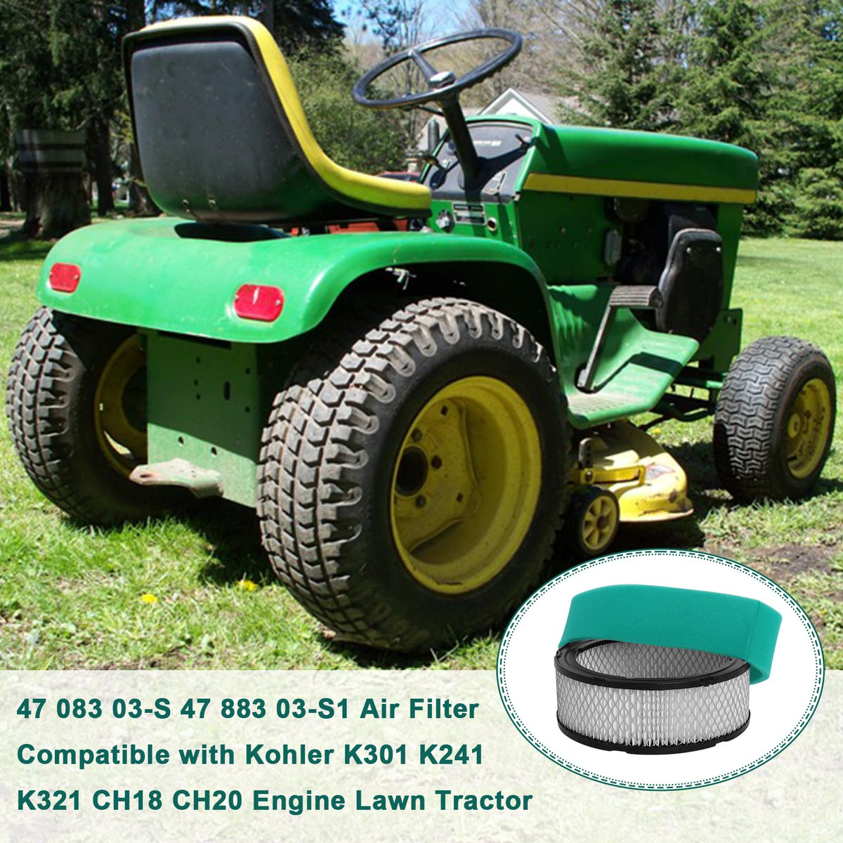 Podoy package includes air filter and pre-filter for replacement.