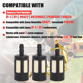 Podoy filter compatible with Stihl, Poulan, Husqvarna tools.