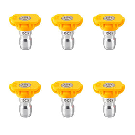 Podoy yellow 15-degree nozzle with quick-connect for light car cleaning