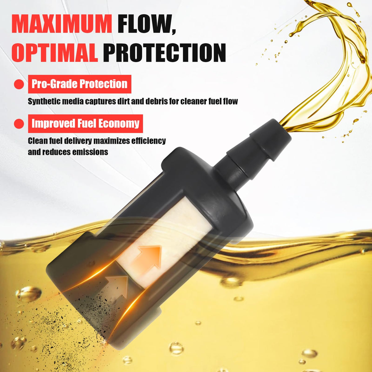 Podoy filter compatible with Zama, Homelite, Tecumseh engines.