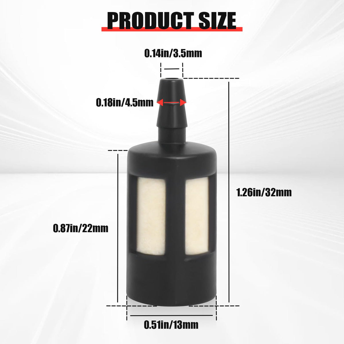 Podoy ZF1-compatible fuel filter designed for ZF-1 systems.