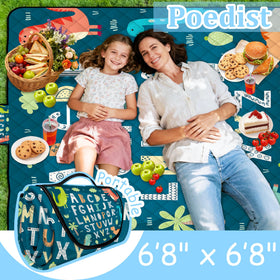 Poedist blue bottom Oxford layer resists moisture and sand.