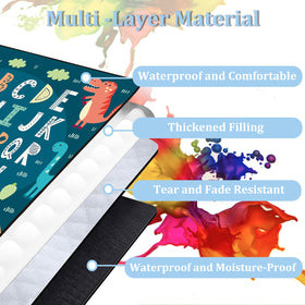 Poedist blue waterproof top layer keeps surfaces dry and clean.